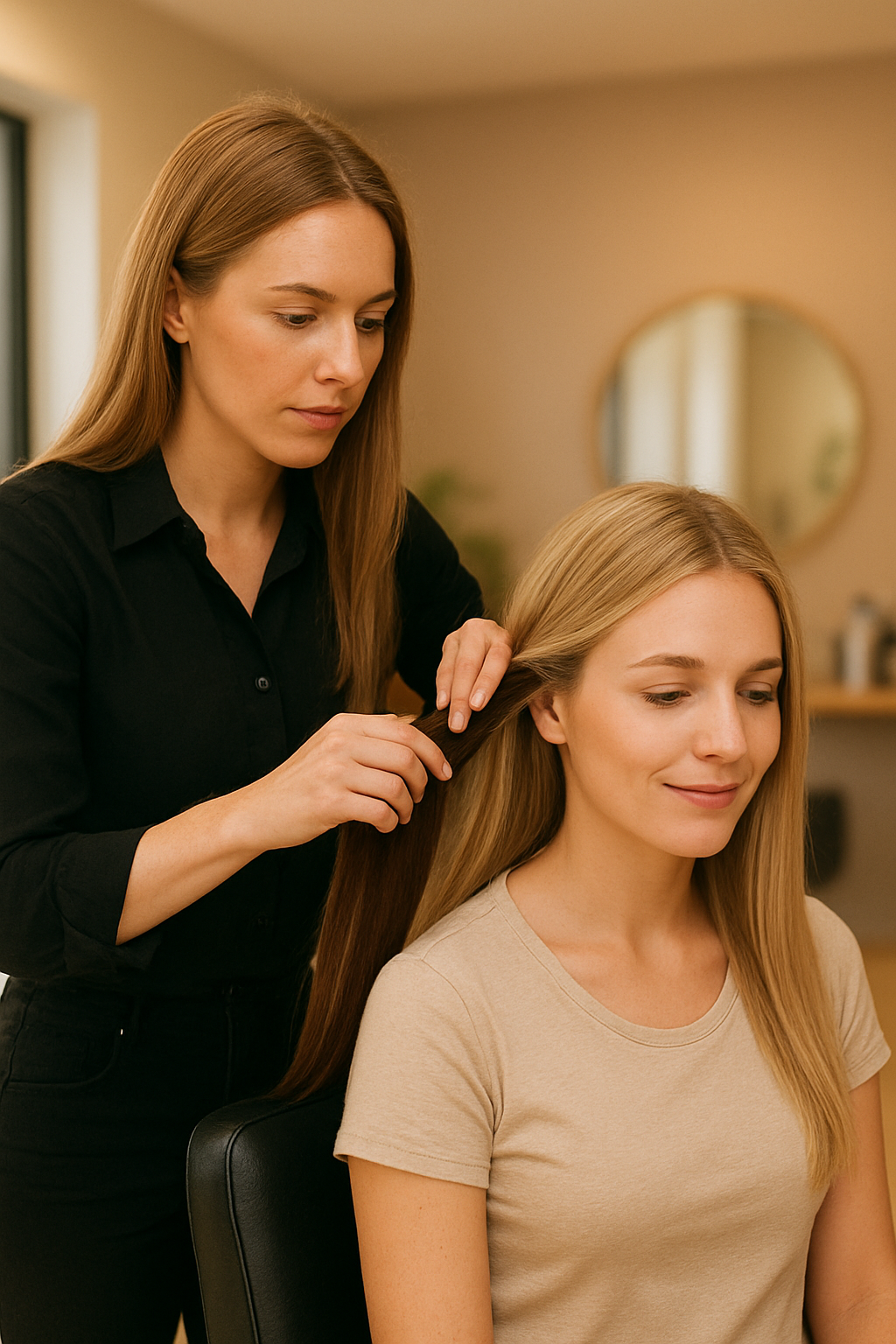 Formation vidéo aux extensions de cheveux et pose de tissages