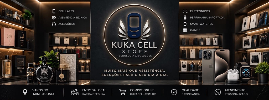 Kuka Cell Store | Smartphones, Acessórios, Assistência Técnica e Perfumaria