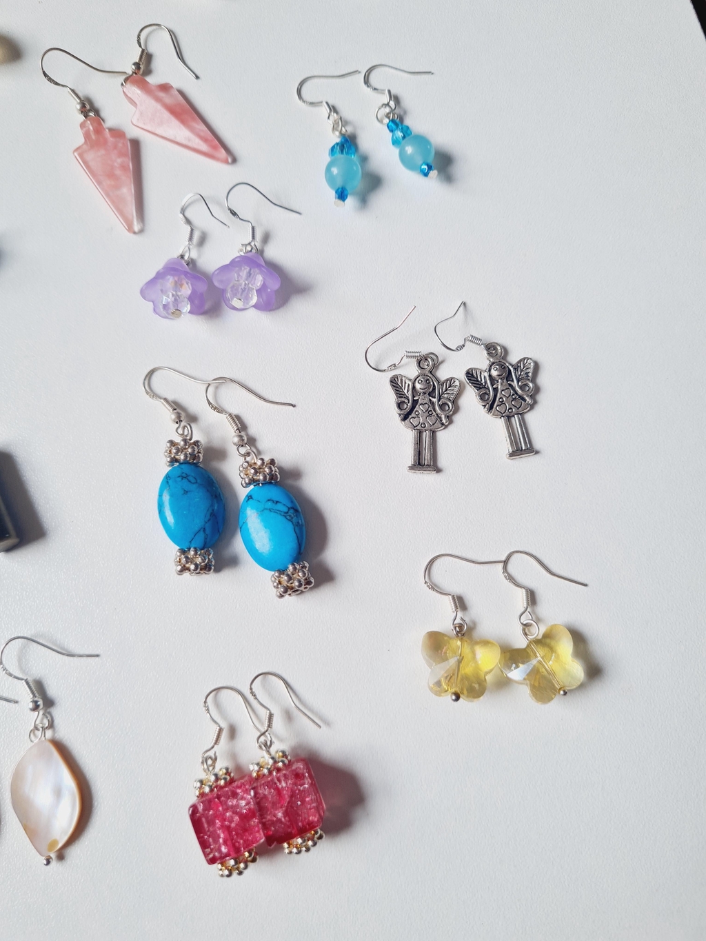Jewellery earrings bracelets necklace semiprecious sterling silver dangle crystal 