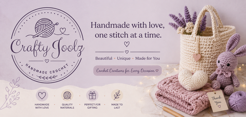 Unique handcrafted crochet items that will always get you noticed.