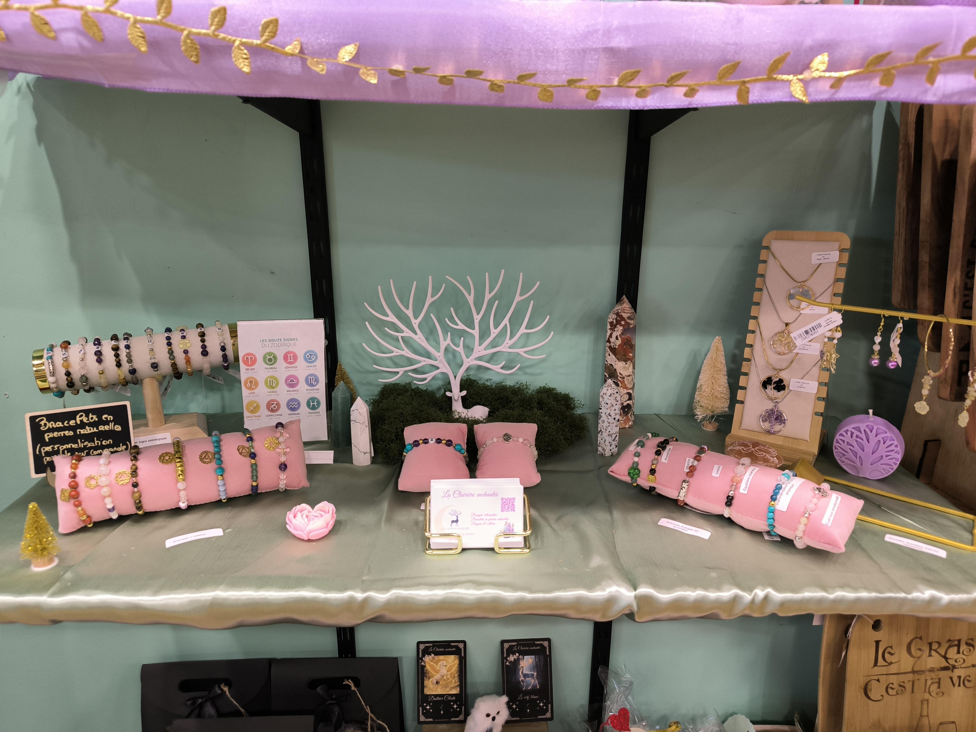 personnalisation de bracelets en pierres naturelles