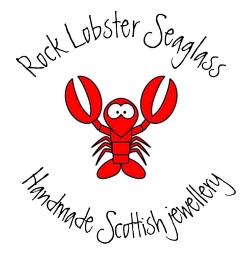 Rock Lobster Seaglass - handmade silver jewellery with Scottish seaglass