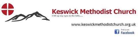 Logo of Keswick Methodist Church (I lift up my eyes to the hills...) www.keswickmethodistchurch.org.uk