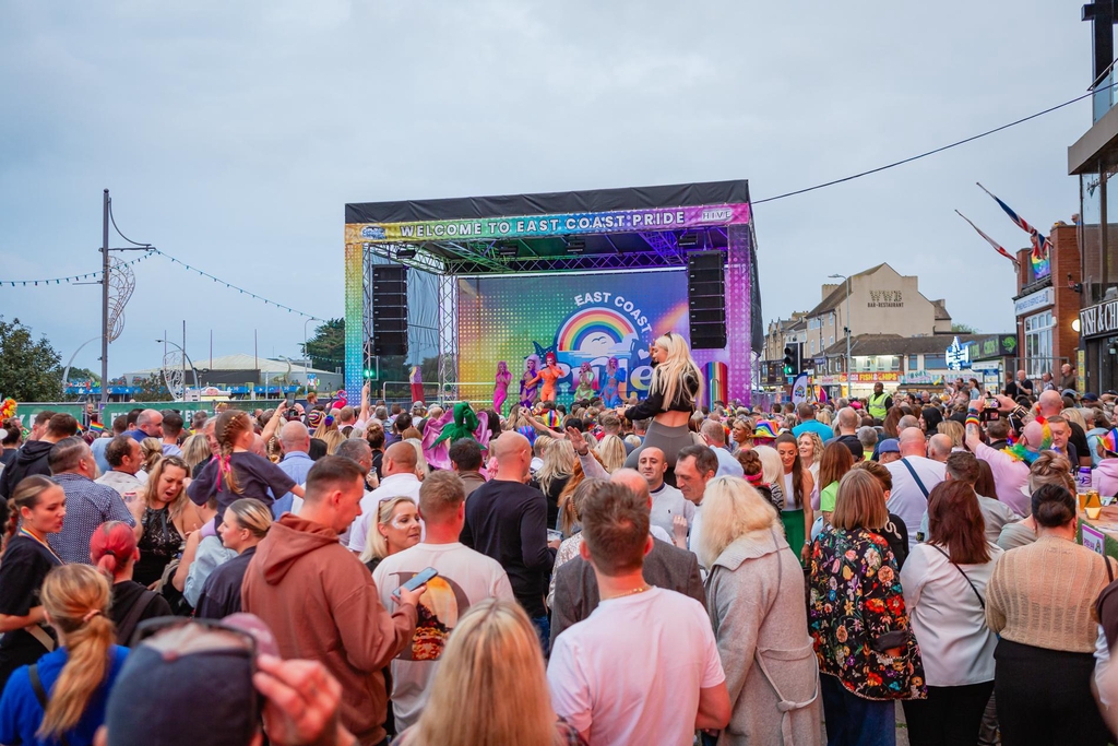 Crowd shot from East Coast Pride 2025