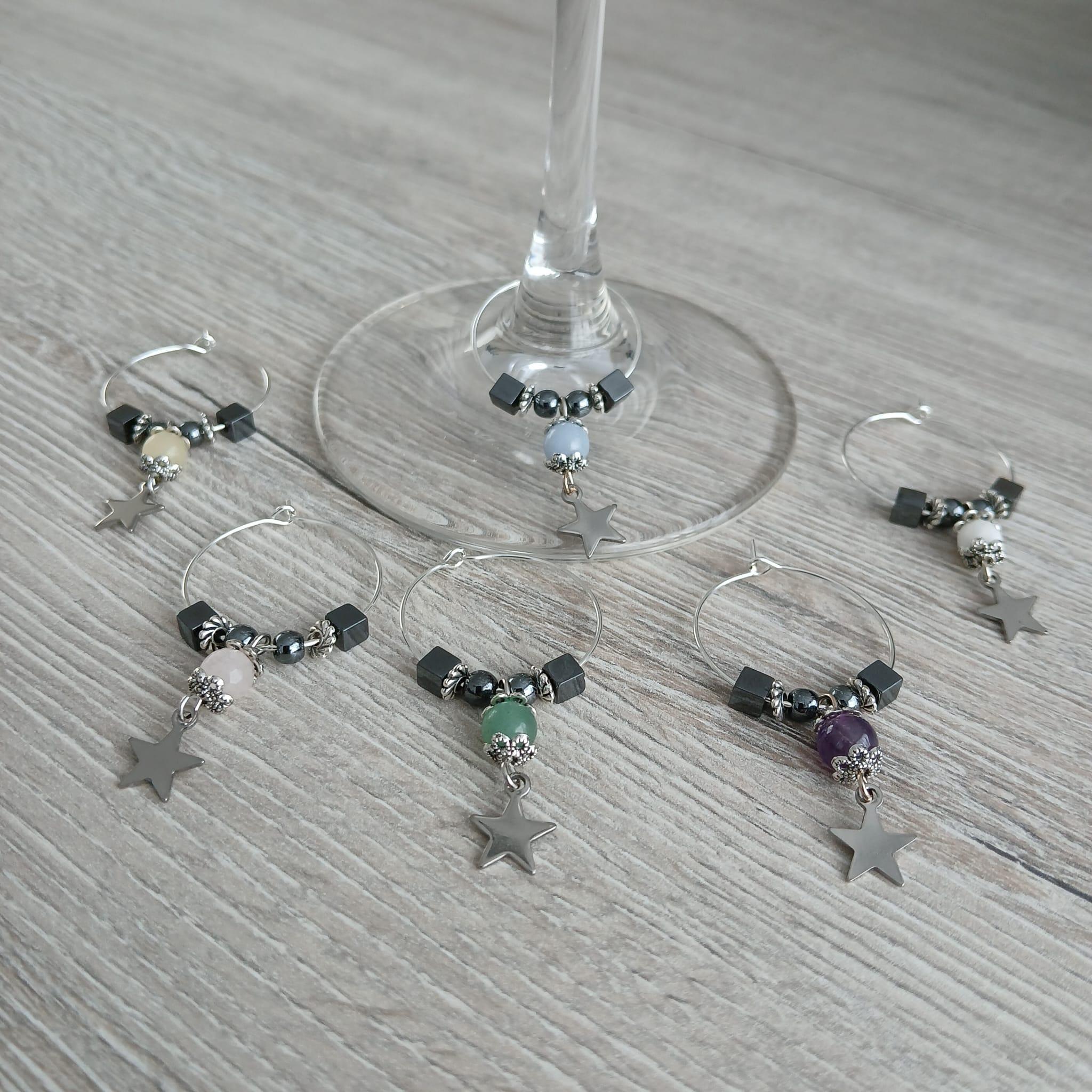 Wijnglas markeerders