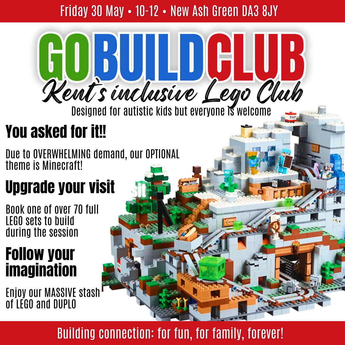 Half term and holiday LEGO events