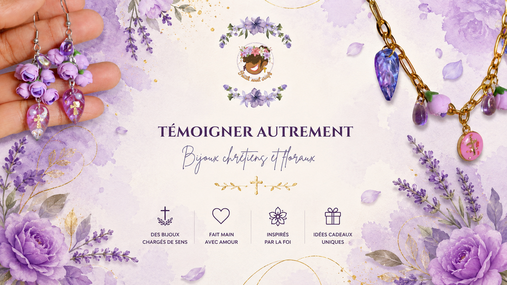 Bijoux chrétiens et floraux