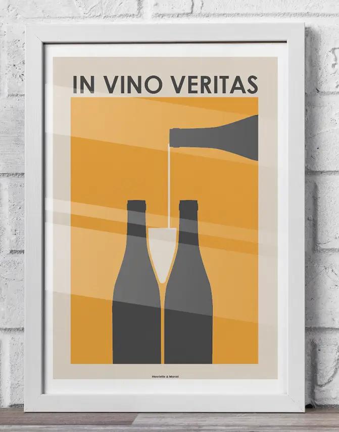 Affiches décoratives vin style bauhaus
