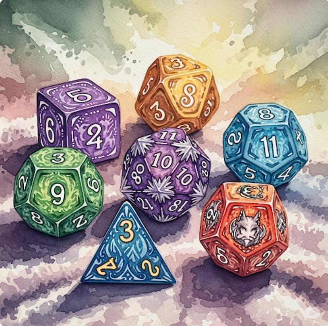 Rollenspielwürfel online kaufen - Norismana3D aus Nürnberg