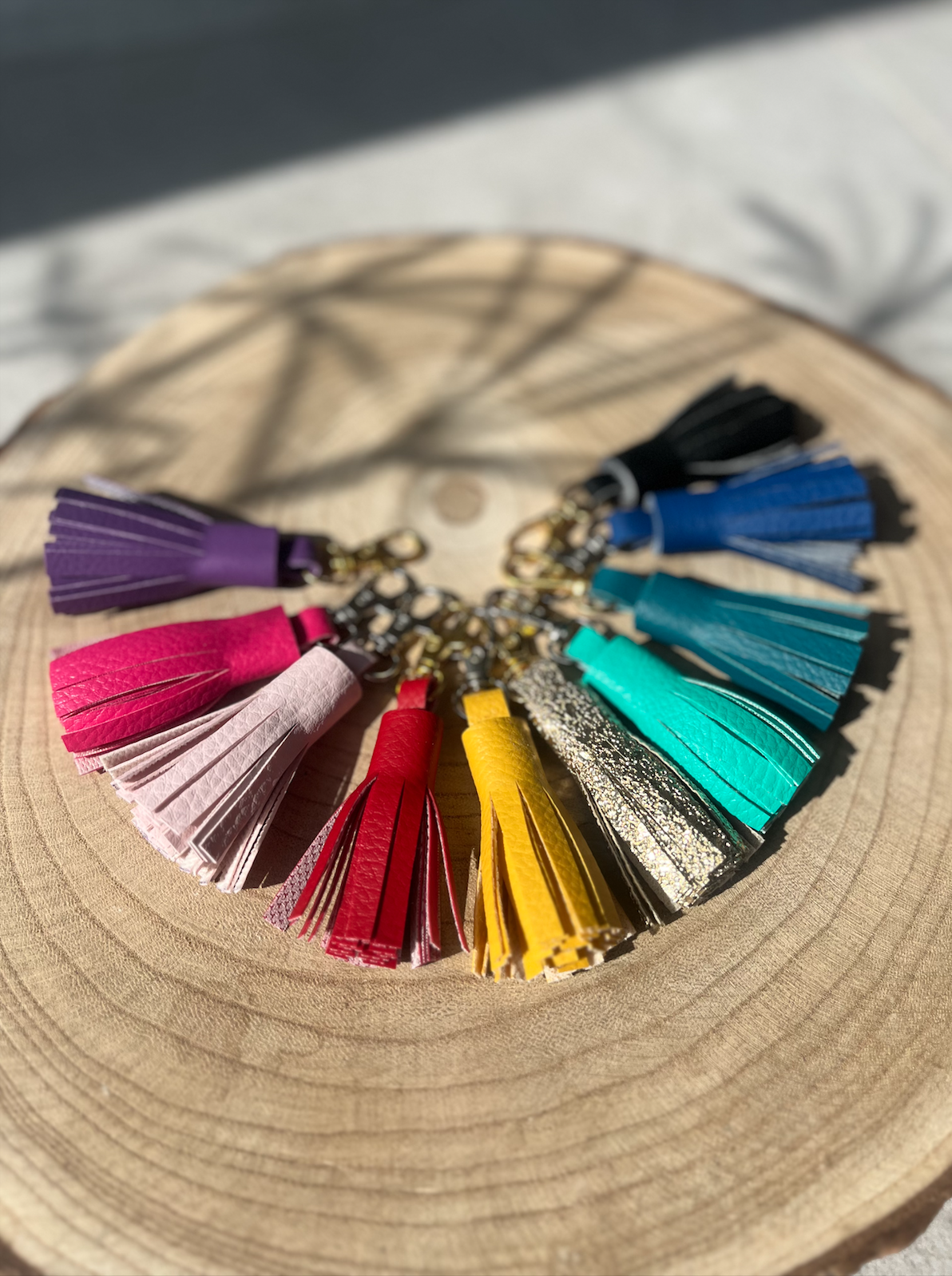 Porte-clés pompon