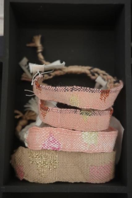 Handmade textile bracelets