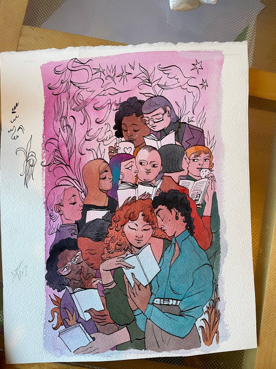 esquisse de Joanna Folivéli 
