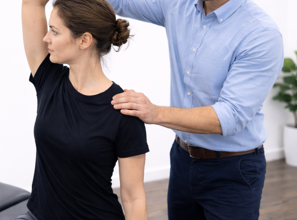How does chiropractic work?
The most recognised treatment used by chiropractors is the adjustment, also known as spinal manipulation. This involves applying a precise and controlled force to a restricted joint. The goal is to restore normal joint motion, reduce tension in surrounding muscles and soft tissues, and support more efficient movement patterns. Research suggests that these adjustments may help influence how the musculoskeletal system and nervous system interact, which may contribute to improved movement, reduced muscle tension and decreased pain.