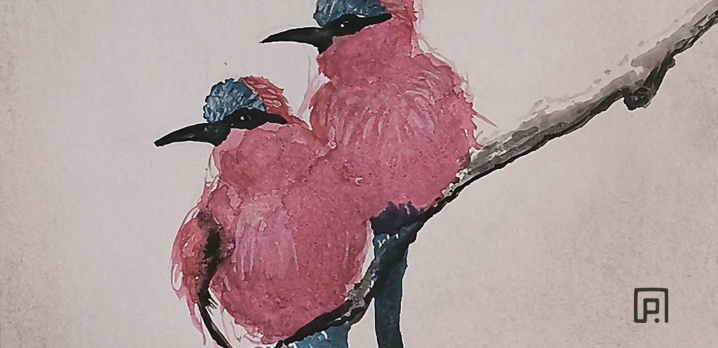 Aquarelle et encre de chine