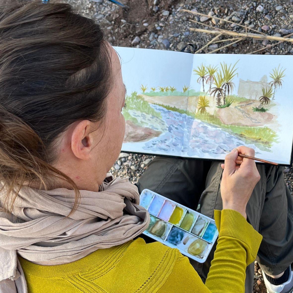 Artiste peintre de Nantes inspirée par le voyage et la nature