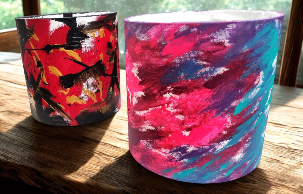 Taller creativo Pinta tu pantalla de lámpara en lienzo 