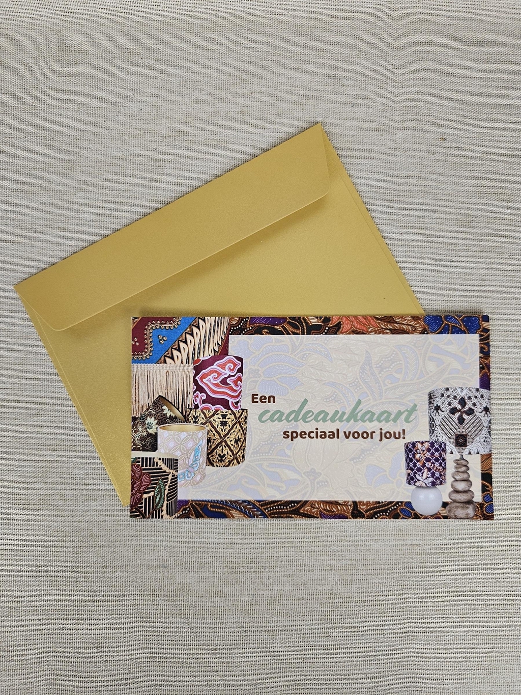 Cadeaubon om iemand mee te verrassen . 