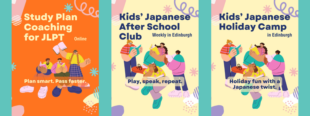 JLPT study coaching session planning a weekly timetable. Kids’ Japanese After-School Club and Holiday Camp in Edinburgh South (EH10).