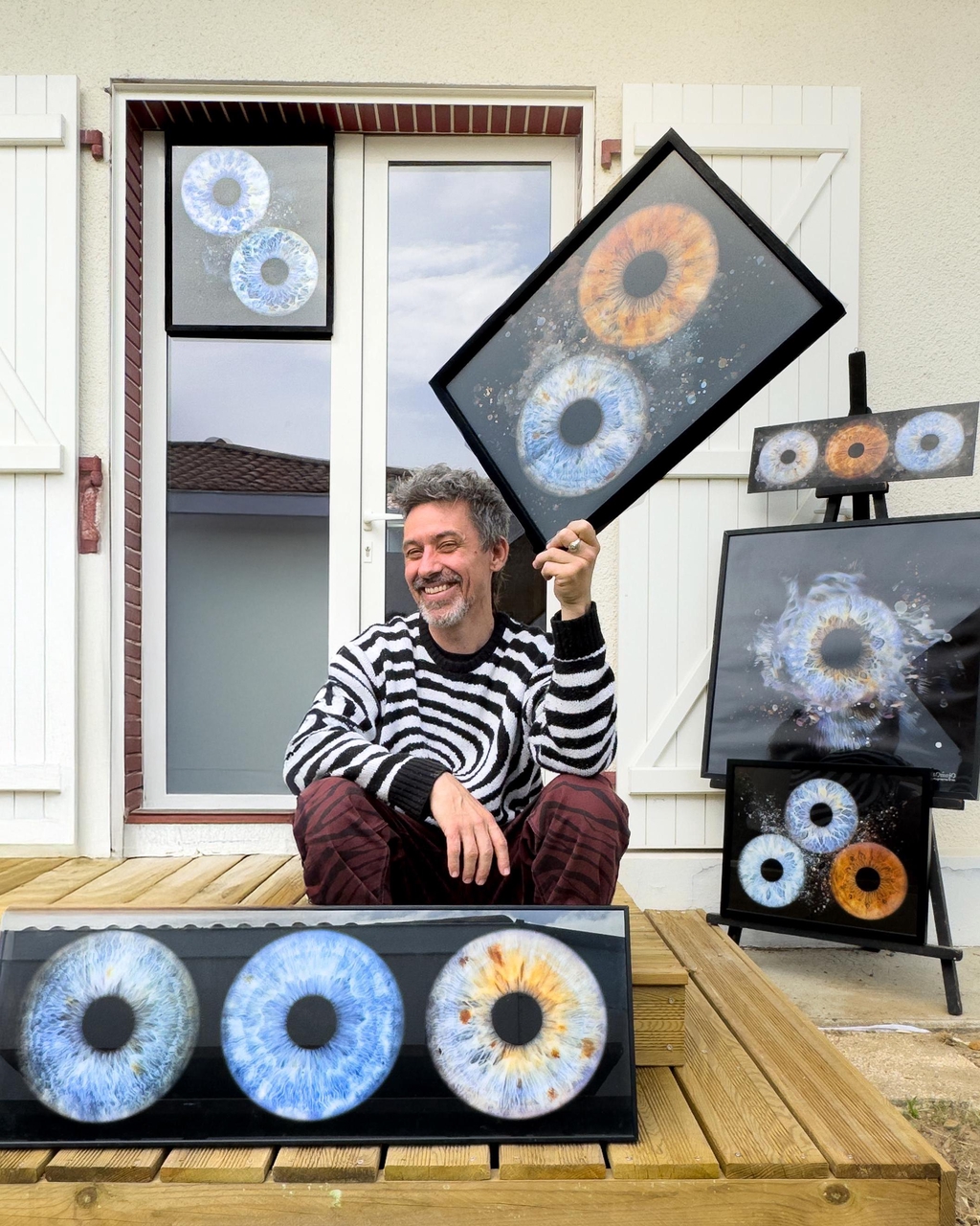 Portrait de l'équipe AtomojO - Photographie d'iris