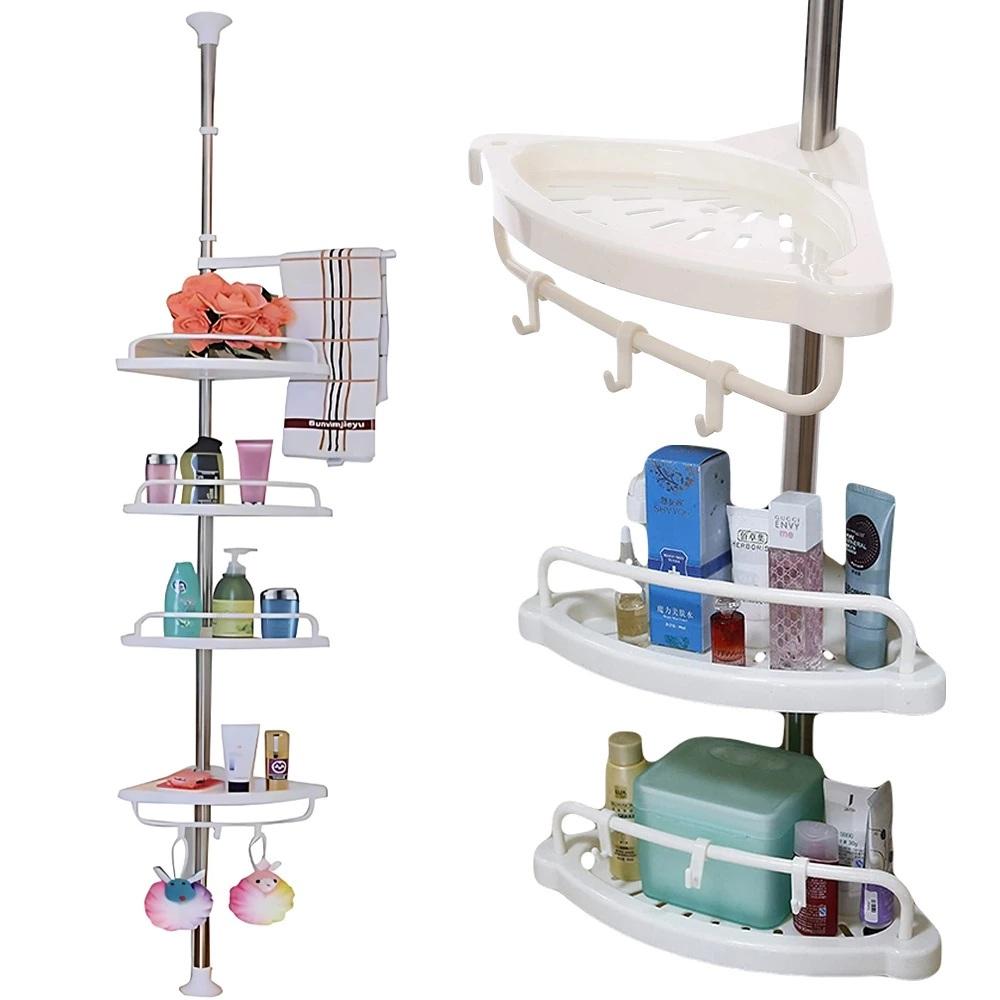 Étagère d'angle pour salle de bain, baignoire