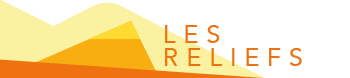 Les Reliefs prints logo