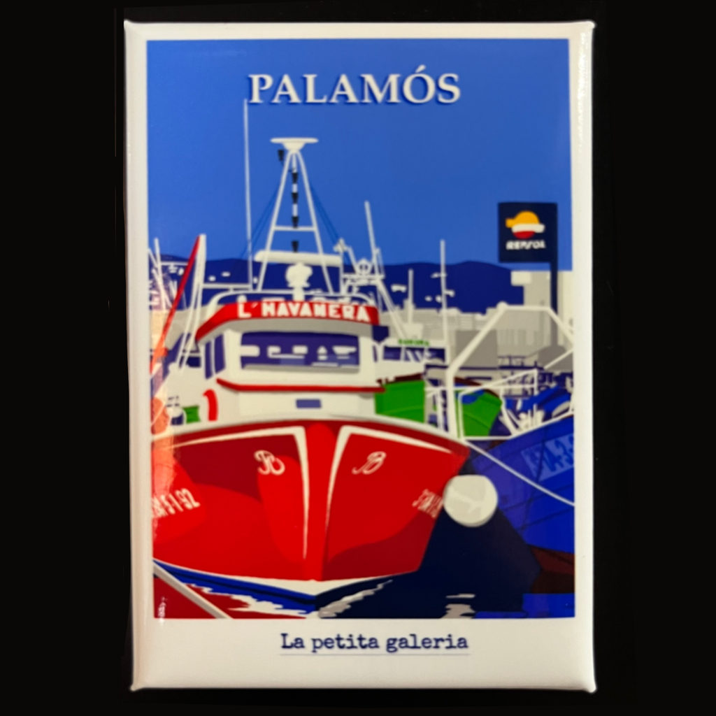 Imanes de Palamos. Magnets de Palamos. Recuerdos de Palamos. Imagen de Palamos. La petita galeria. Digital Art. Dibujos originales. 