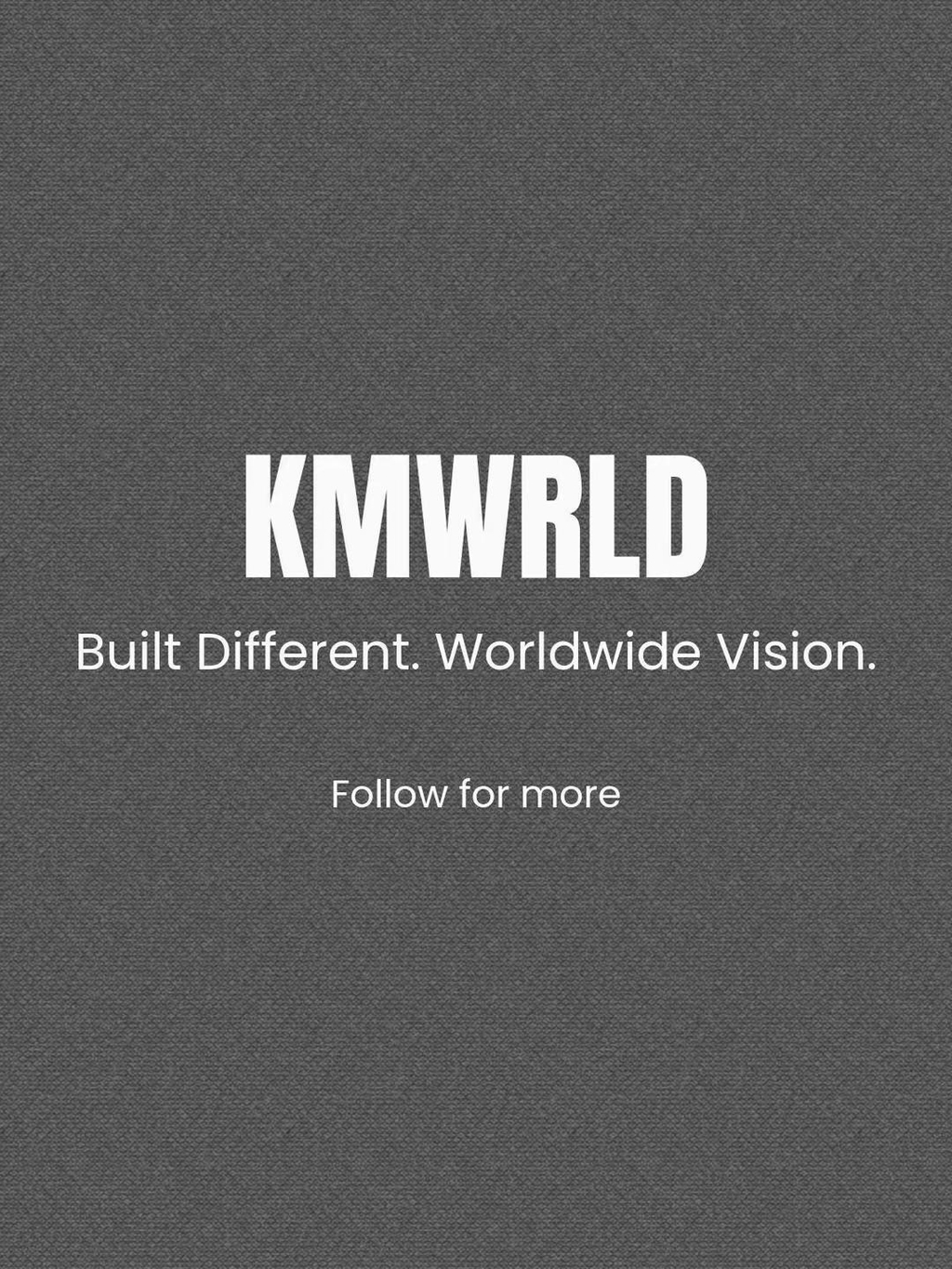 KMWRLD Streetwear | Bold Clothing Designed to Stand Out