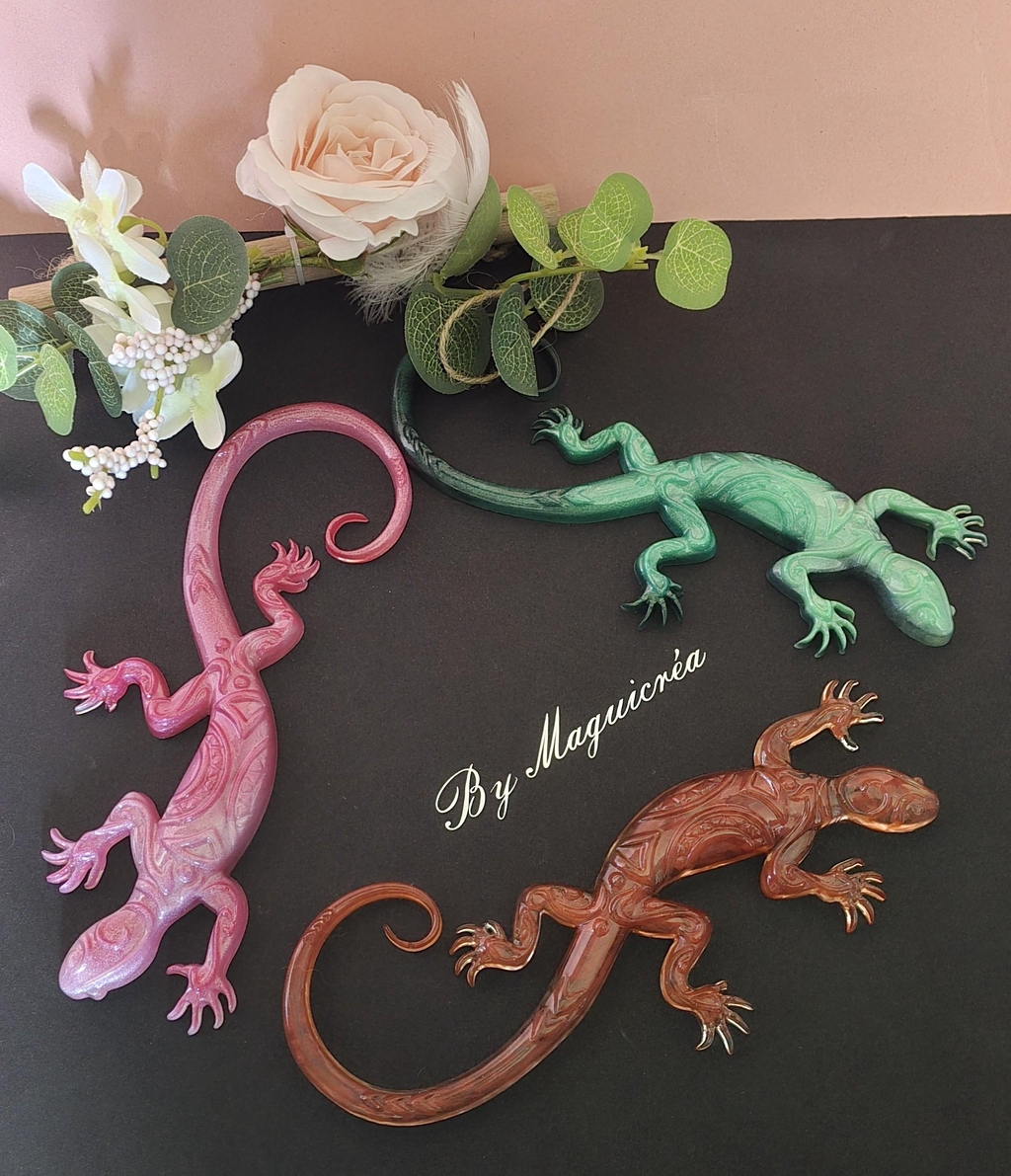 Animaux en résine époxy 