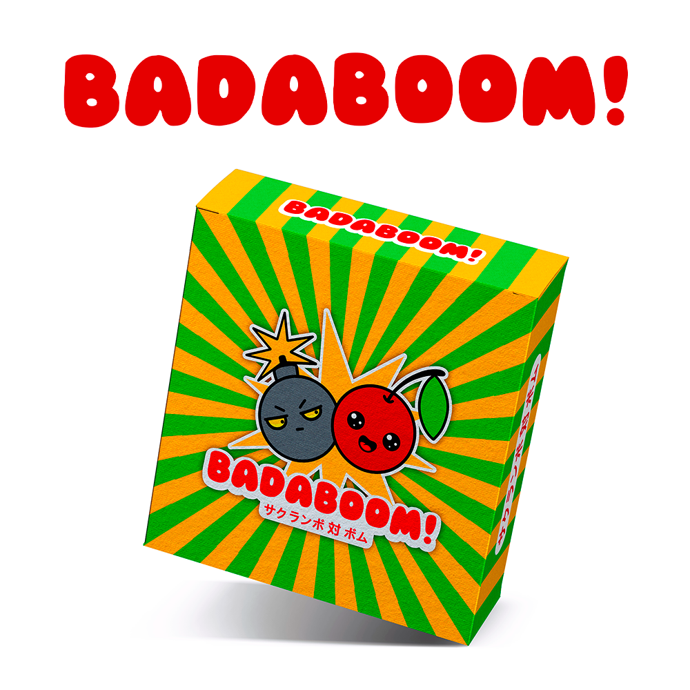 À première vue, BADABOOM ! est un jeu rempli de douceur. Des cerises super kawaii. Des bombes si mignonnes qu’elles feraient presque fondre ton petit cœur.

Mais ne vous y trompez pas, sous cette apparence adorable se cache un jeu cruel, imprévisible… et délicieusement injuste.

Et puis, tout est traduit en japonais (OK, on l’avoue, ça ne sert à rien). Mais ça donne au jeu un petit goût sucré et japonisant qui ravira les amateurs de culture nippone et d’esthétique kawaii assumée.
