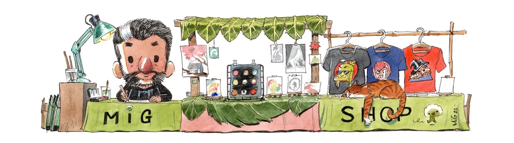 Boutique de Migouze - Vente de goodies liés à mes créations