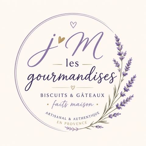 Bienvenue chez J'M les Gourmandises, votre adresse gourmande à Volonne, au cœur de la Provence.
Je réalise avec passion des biscuits, gâteaux et douceurs artisanales faits maison, préparés avec des ingrédients soigneusement sélectionnés. Chaque création est confectionnée avec amour pour offrir des saveurs authentiques et gourmandes.
🌿 Aucun produit laitier d'origine animale
🌾 Choix sans gluten disponibles
🌱 Choix vegan disponibles
💜 Fabrication artisanale en Provence
Que ce soit pour un anniversaire, un événement, un cadeau gourmand ou simplement pour se faire plaisir, je mets tout mon savoir-faire au service de vos envies.