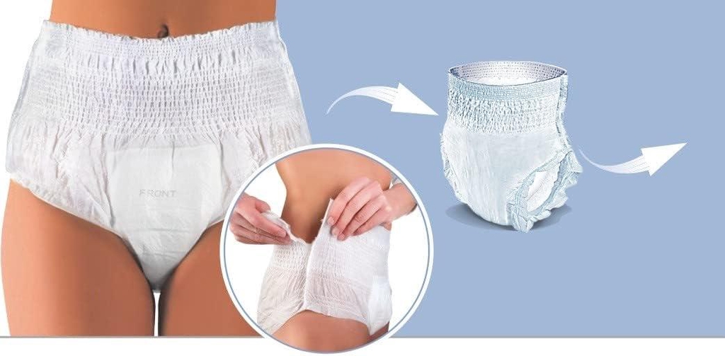 Large gamme de protections pour l’incontinence adulte, disponibles en magasin.