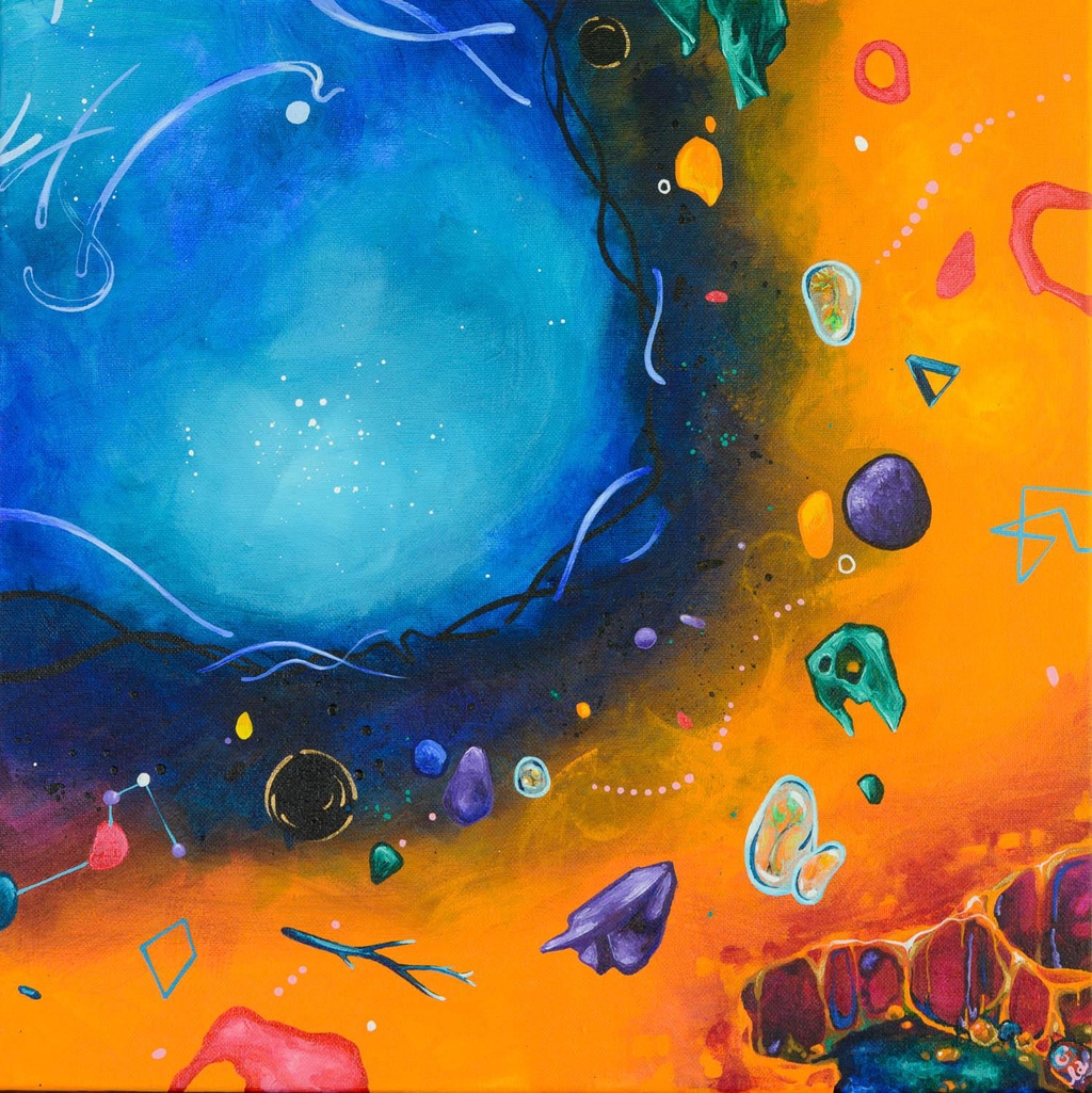 Galactique univers art peinture espace
