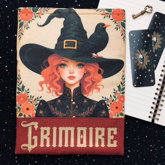 Pochette à livre sorcière