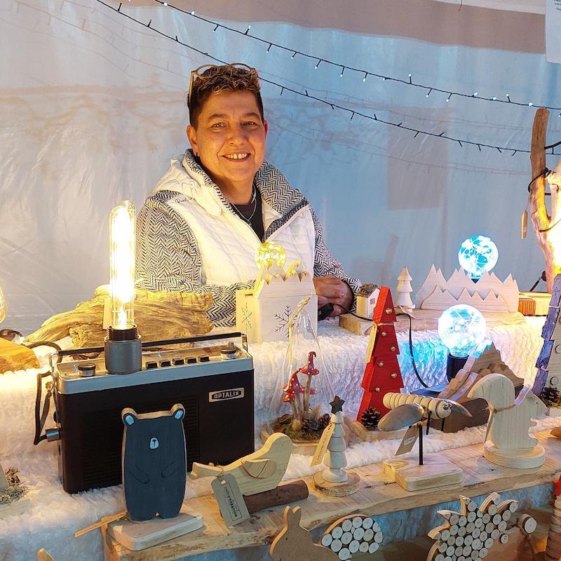 Christine Gruhier-Villemin, artisane déco-recycleuse dans les vosges