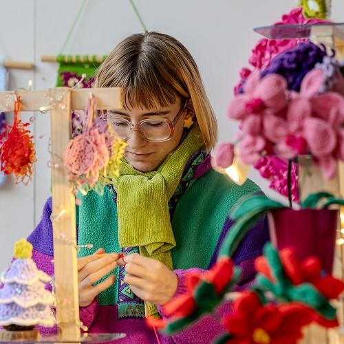 Pascaline, artisane en crochet dans les Vosges