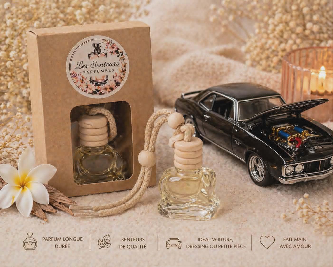 Fiole parfumés voiture