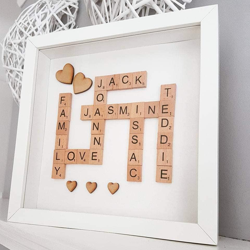 Scrabble frames