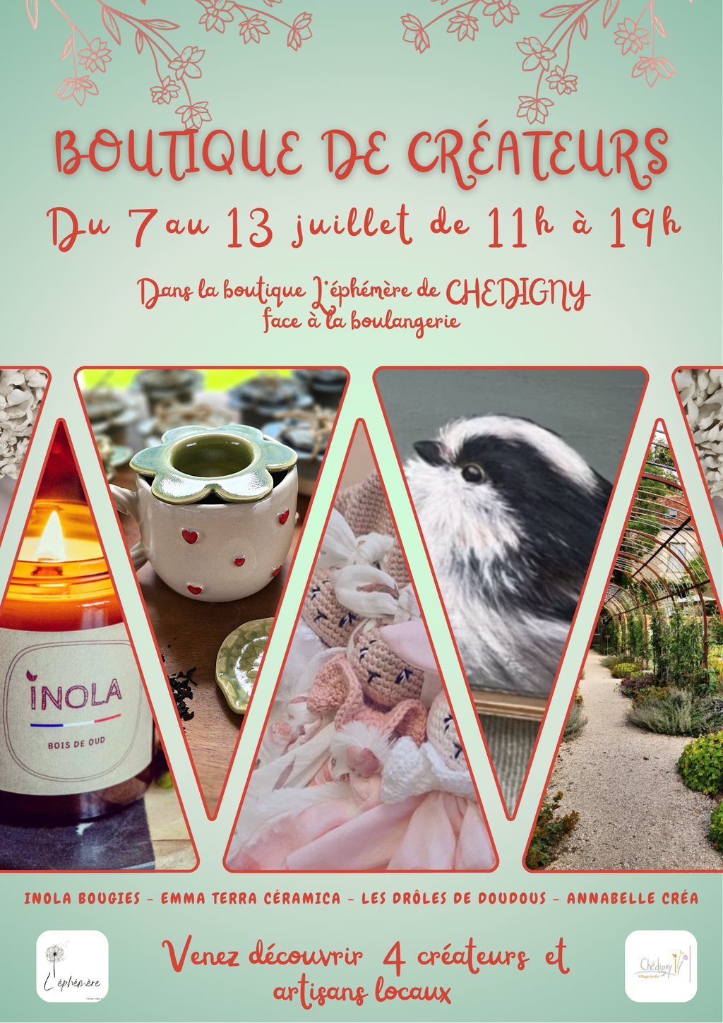 Venez à la rencontre de 4 artisans talentueux à Chédigny