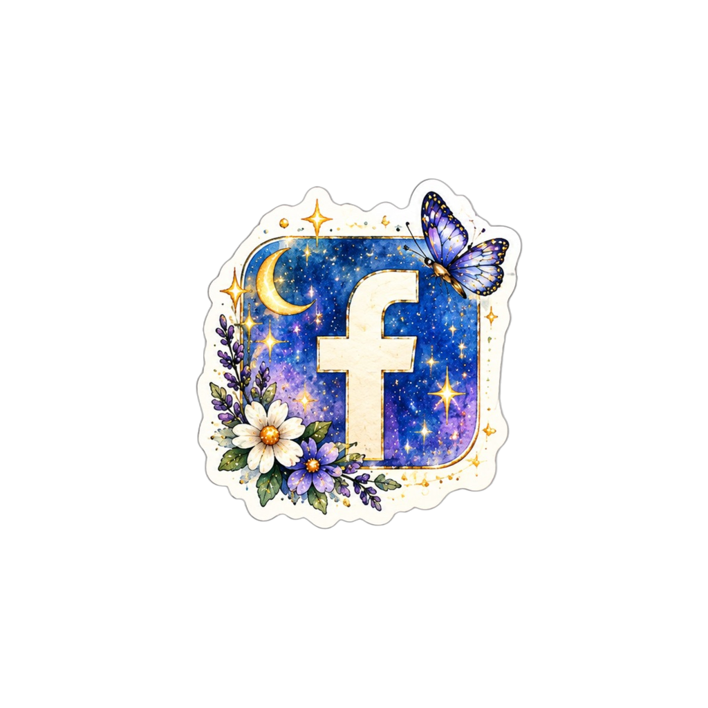 Logo facebook dans le style de Kaléli