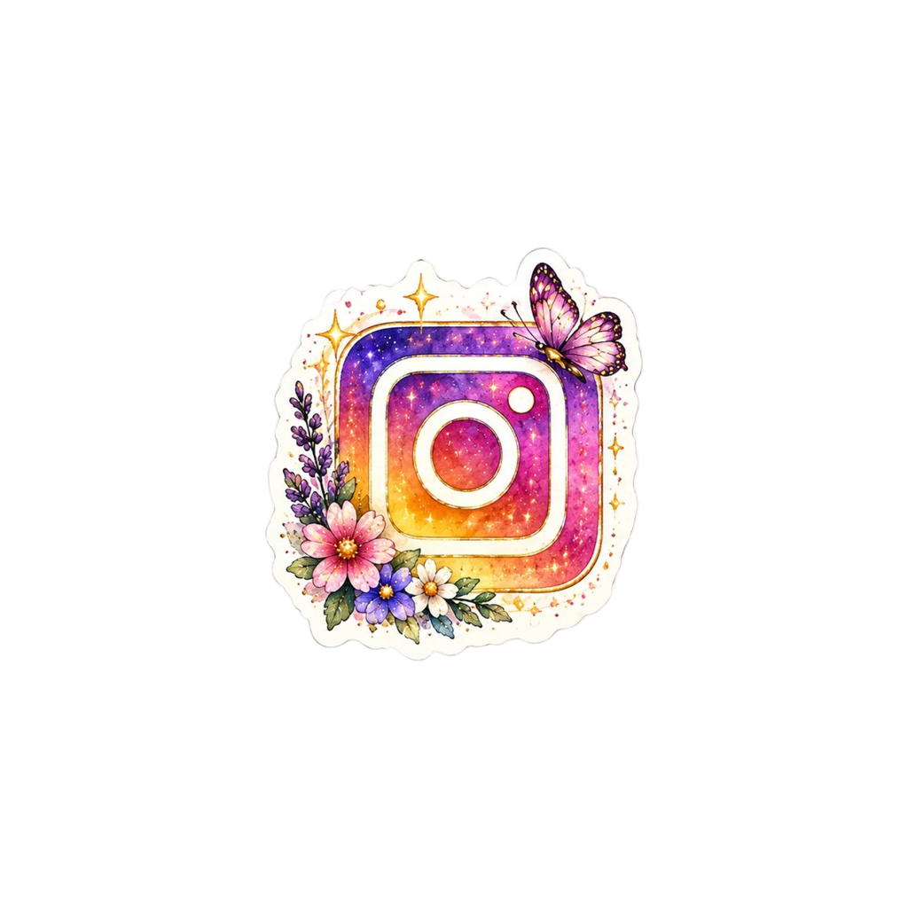 Logo Instagram dans le style Kaléli