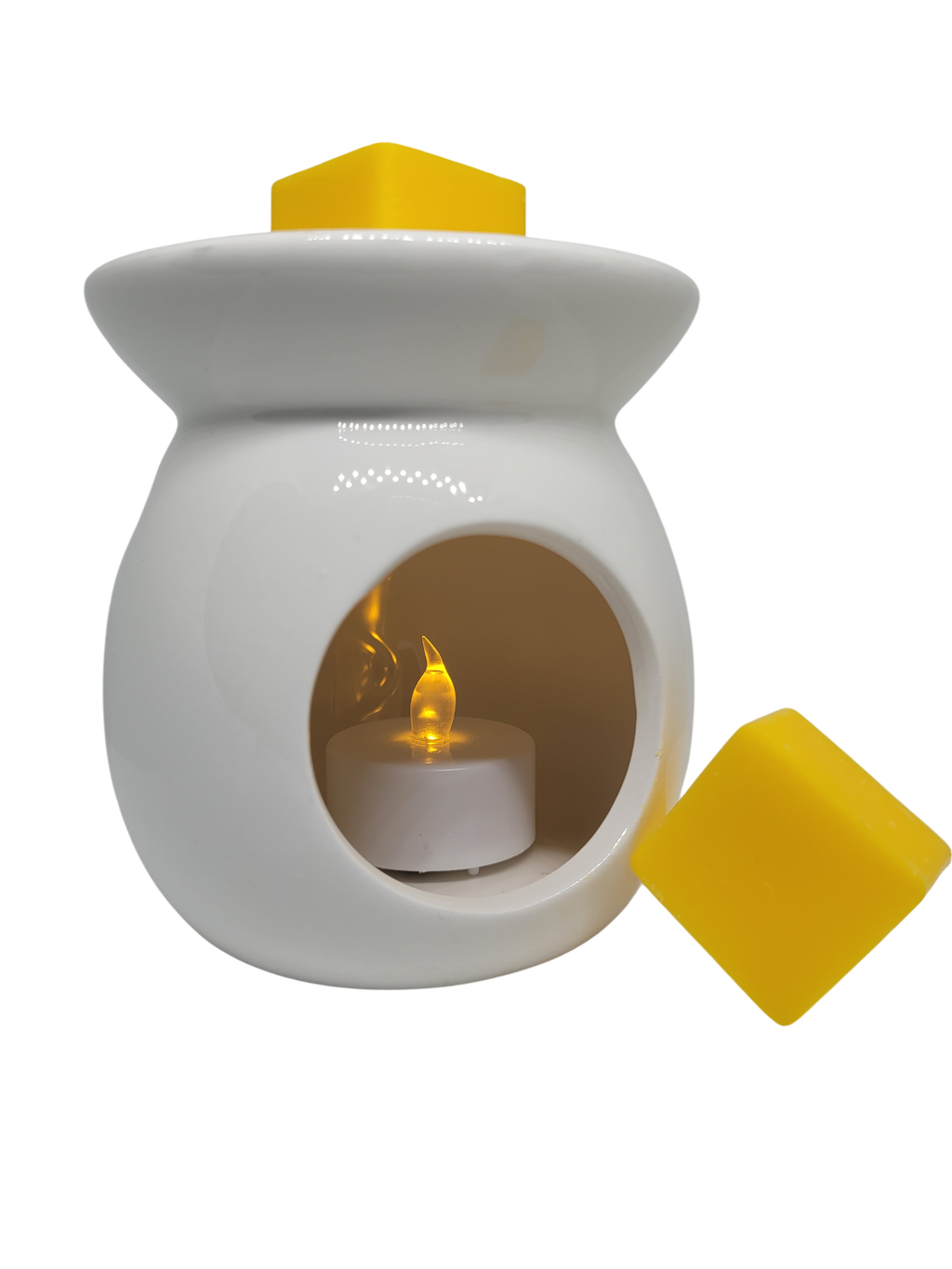 Wax melt burner used for slow, mindful ritual moments at home