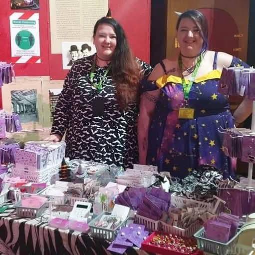 Pleb & Button at our First Market.
Halloween 2021