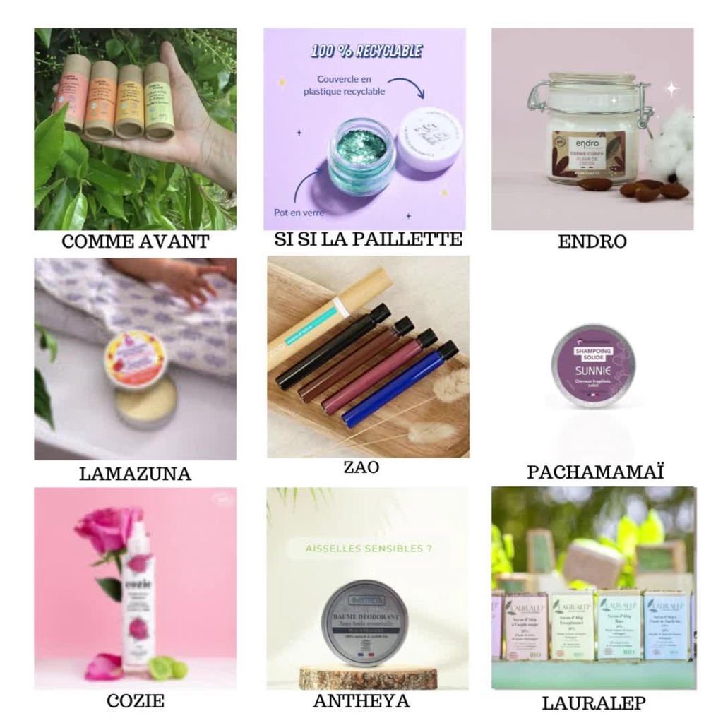 Une large gamme de produits d'hygiène et cosmétique, faits en France