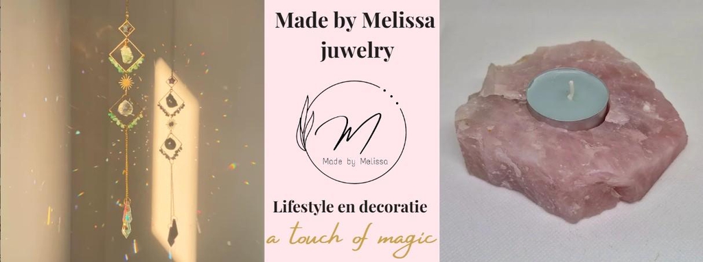 Lifestyle en decoratie met edelstenen bij Made by Melissa juwelry