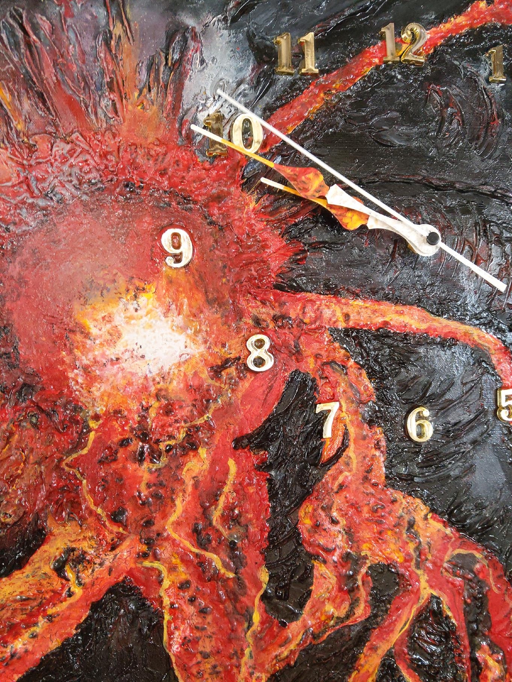 Peintures sur toile uniques. Les sujets sont très variés, animaux, astre, univers, paysages
