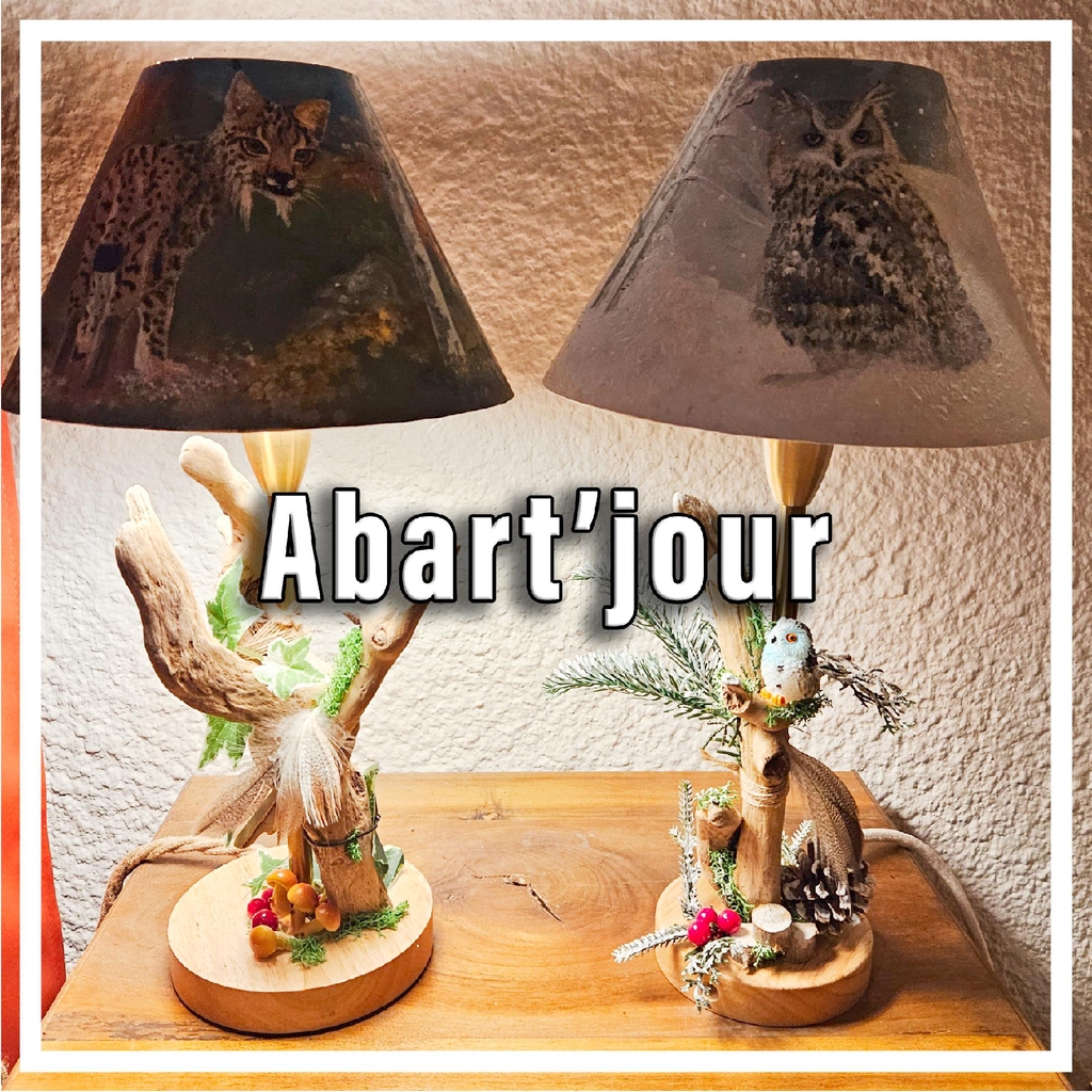 Abart'jour : abat-jour recyclés artisanaux