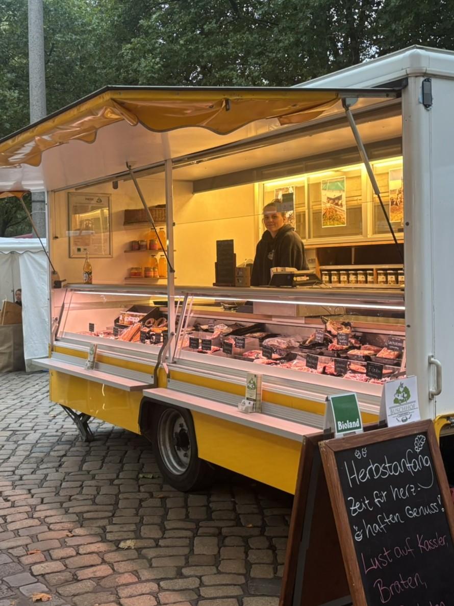 Marktstand auf dem Findorff-Markt