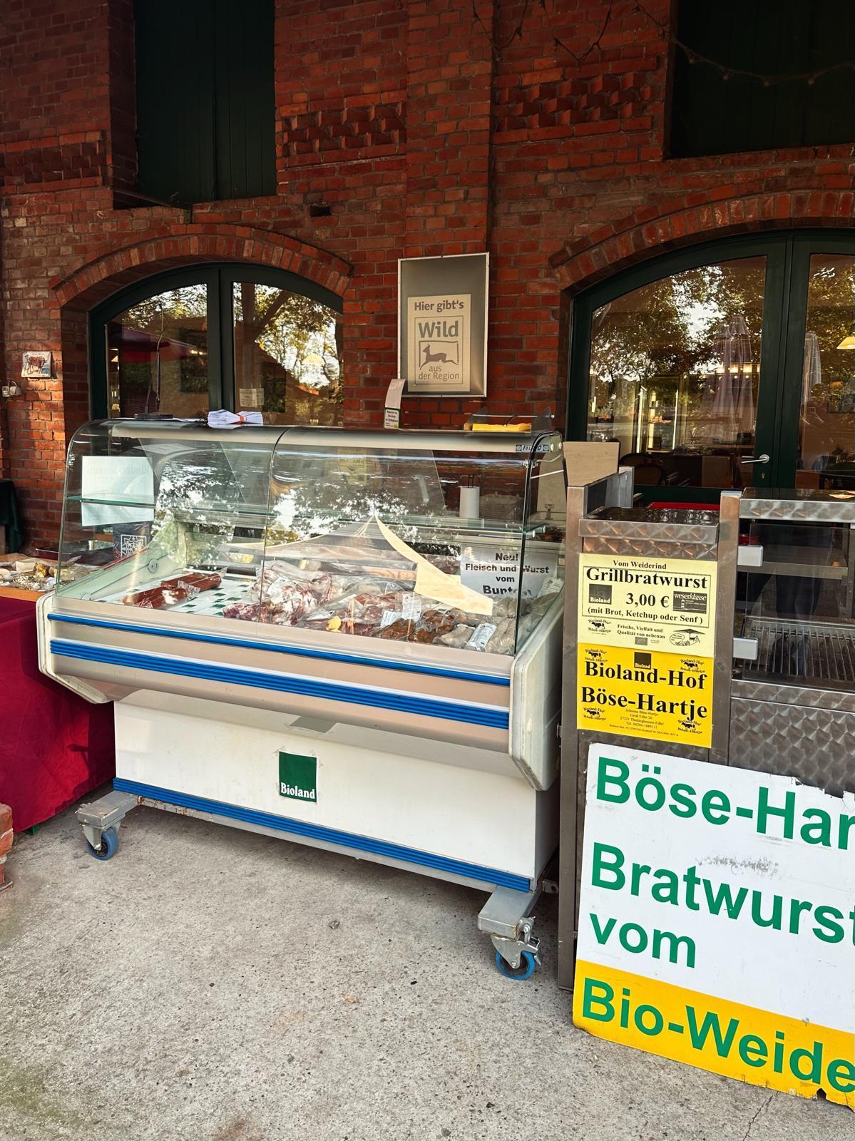 Unsere Produkte auf dem Öko-Regio-Markt in Eißel: Hof-Wochenmarkt beim Biohof Böse-Hartje, immer am zweiten Samstag im Monat