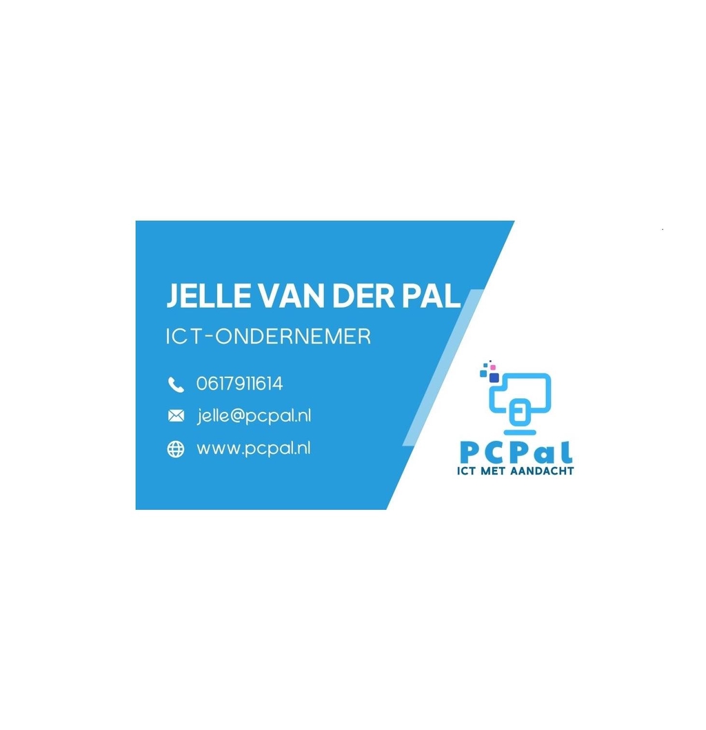 Visite kaart PCPal - Jelle van der Pal 